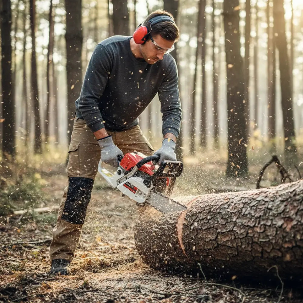 Motosega 52cc a Scoppio Professionale – Alte Prestazioni per Taglio Legna e Potatura - Motosega a Scoppio