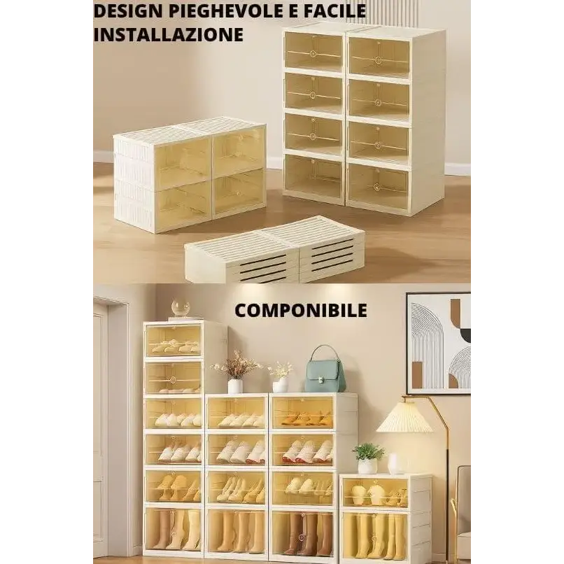 Scarpiera Multiuso a più ripiani - scarpiera