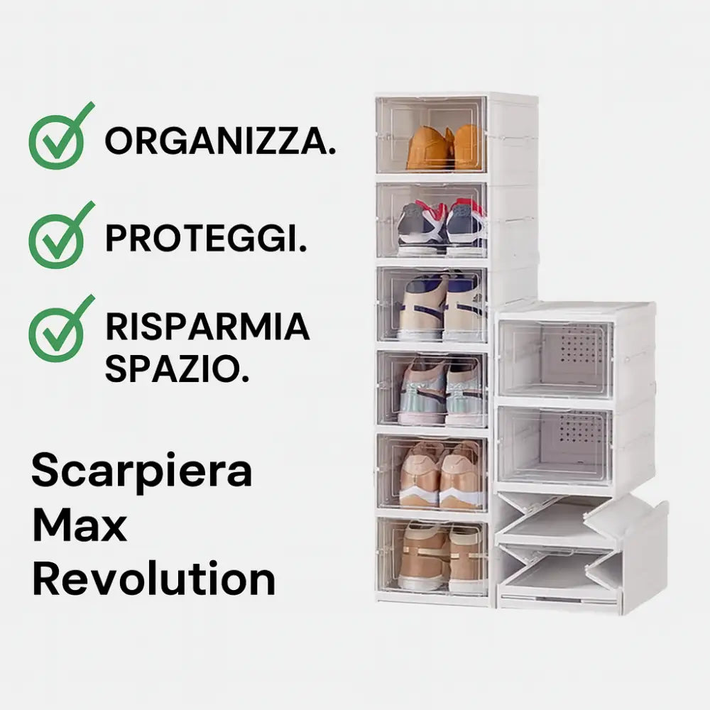 Scarpiera Multiuso a più ripiani - scarpiera
