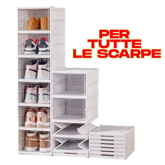 Scarpiera Multiuso a più ripiani - scarpiera