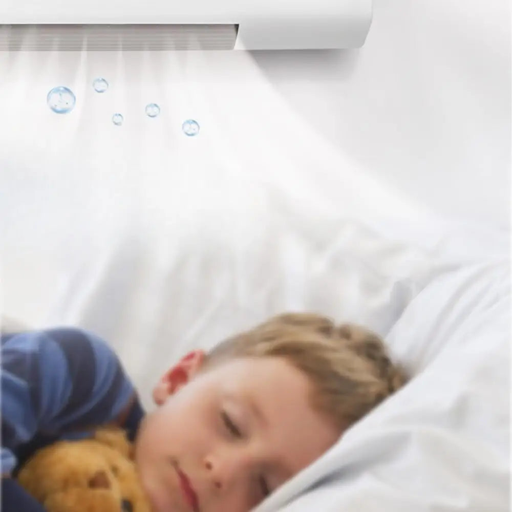 Termoconvettore Elettrico da Parete 1500W con Display LED e Telecomando – Aria Calda/Fredda Temperatura Regolabile