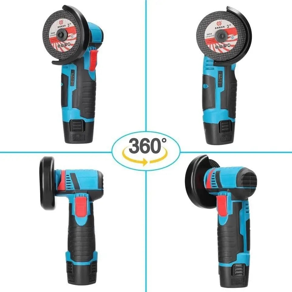 Trapano Avvitatore a Batteria Mini Smerigliatrice Angolare Taglierina Elettrica - simple